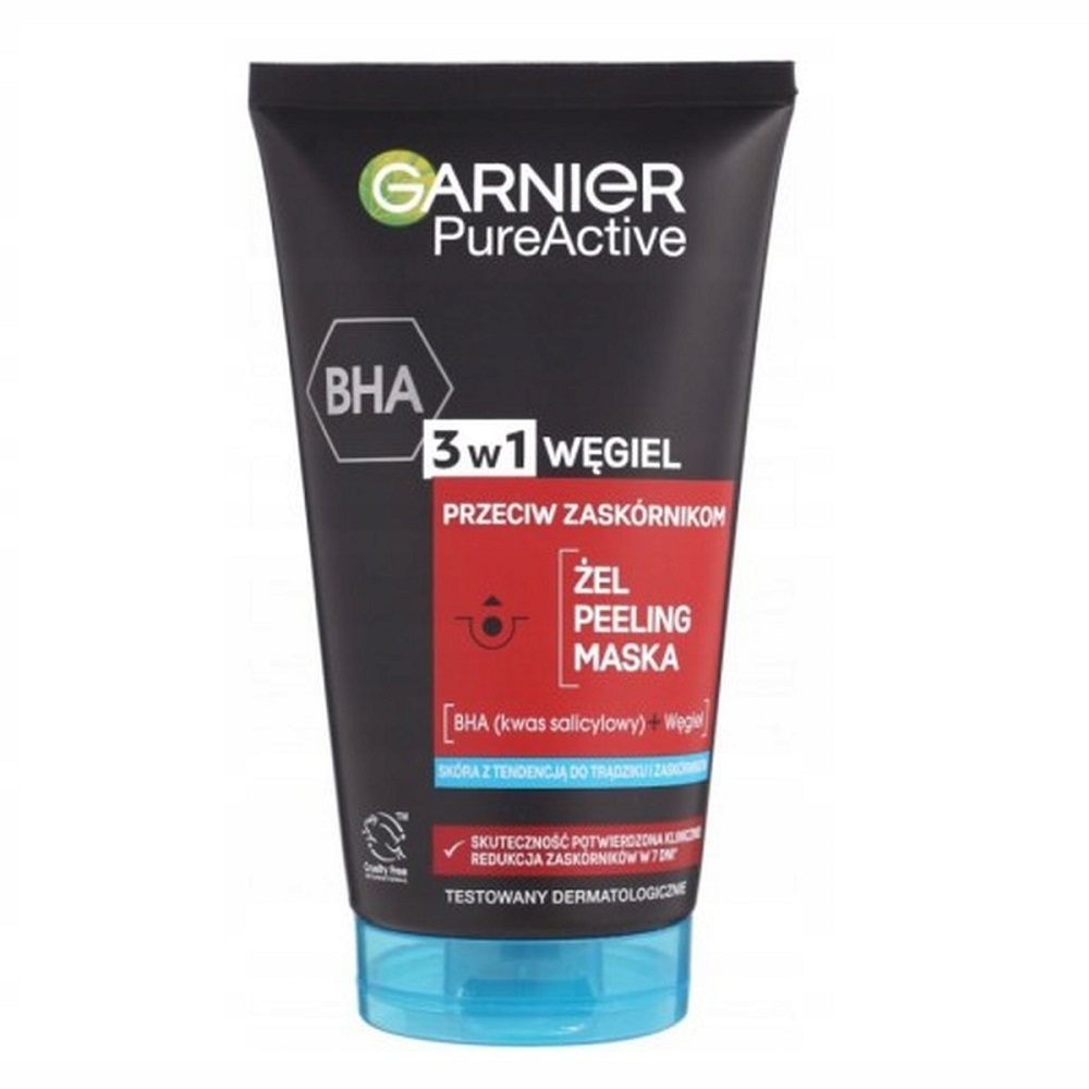Pure Skin Active Charcoal 3-In-1 Facial Cleansing Gel