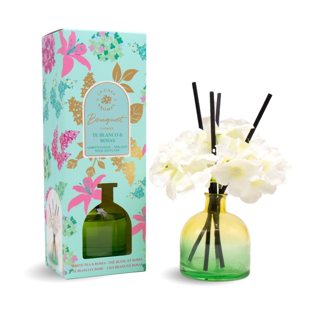 Flower Bouquet Scented Sticks White Tea Amp; Roses