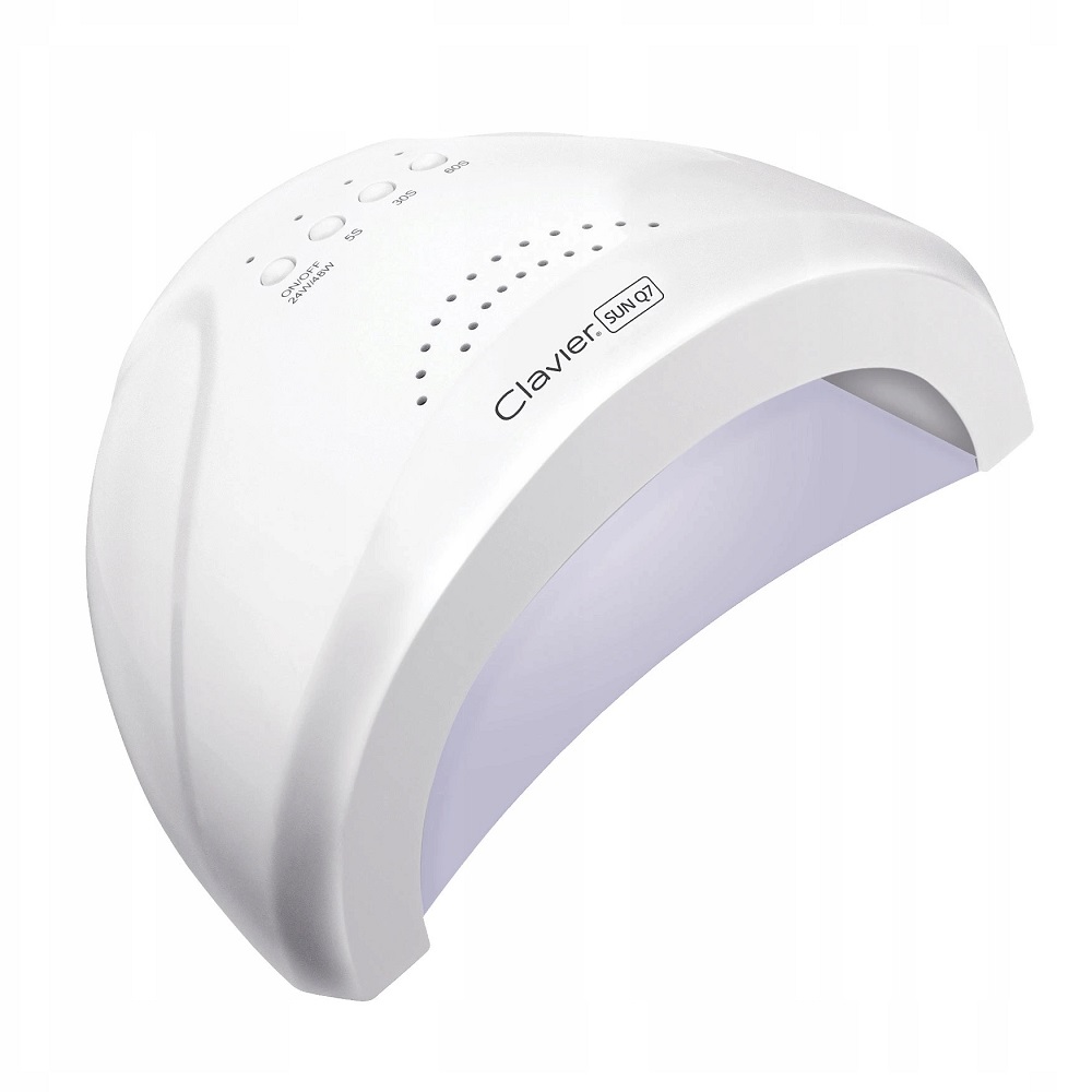 Q7 48 W Lamp For Hybrid Nail Polish With A Mirrored Base, Model Q7