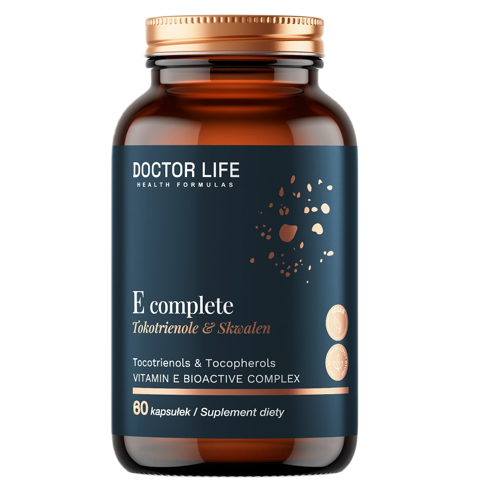 E-Complete SupraBio 8: New-Generation Vitamin E Dietary Supplement, 60 Capsules