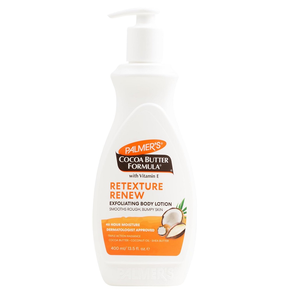 Cocoa Butter Formula Retexture Renew Retexture Renew Exfoliating Body Lotion –