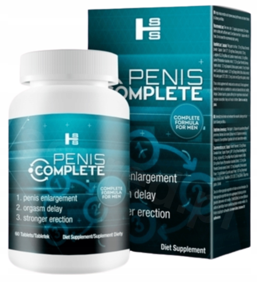 Penis Complete Enlargement Strong Erection Longer Sex Dietary Supplement 60 Tablets