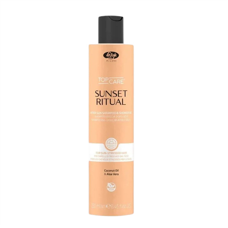 Top Care Sunset Ritual 2-In-1 Shampoo And Body Wash For After Sun Exposure