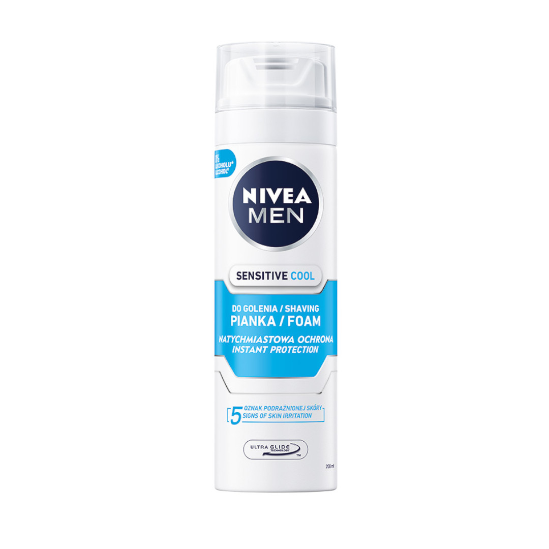 Chladivá Pena Na Holenie Pre Mužov Sensitive 200 Ml