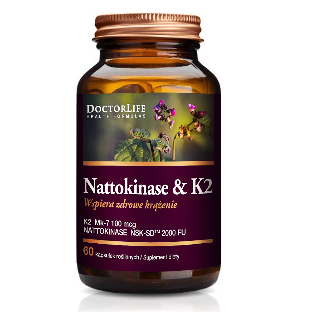 Nattokinase & K2 Mk-7 100mcg Podporuje