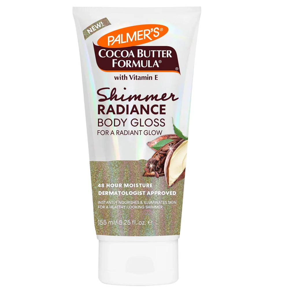 Cocoa Butter Formula Shimmer Radiance Body Gloss – Illuminating Body Balm With Glitter