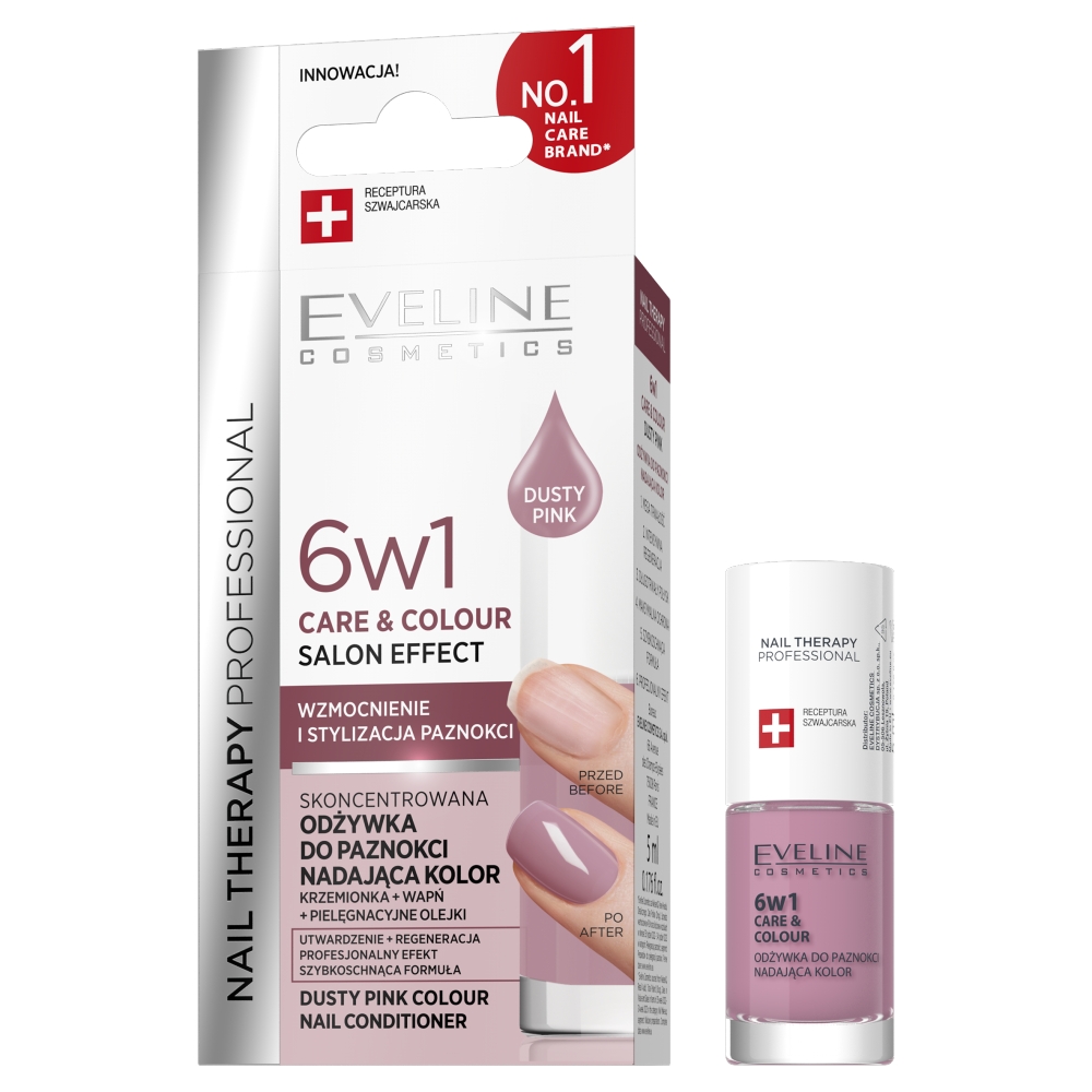 Nail Therapy Professional 6w1 Care & Colour Skoncentrowana