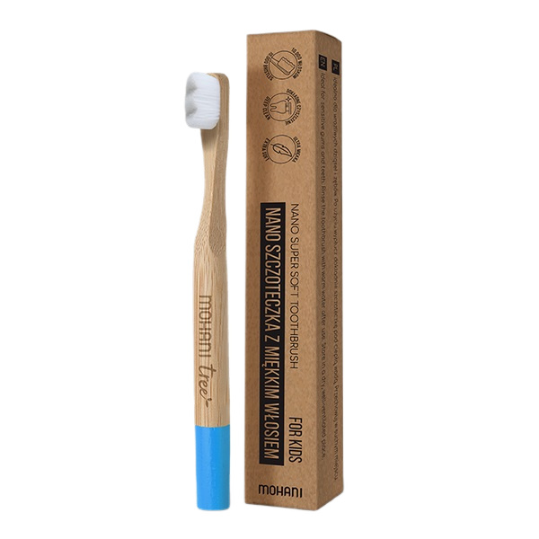 Nano For Kids Nano Bamboo Children's Toothbrush – Blue