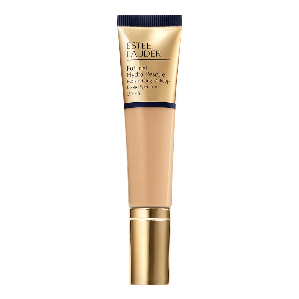 Futurist Hydra Rescue Moisturizing Foundation SPF 45 Long-Lasting, Full-Coverage, Brightening 3-In-1 Face Primer Tawny 35 ml