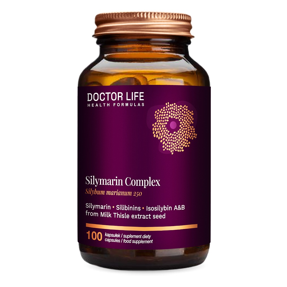 Silymarin Complex Milk Thistle Seed Extract Food Supplement 100 Capsules
