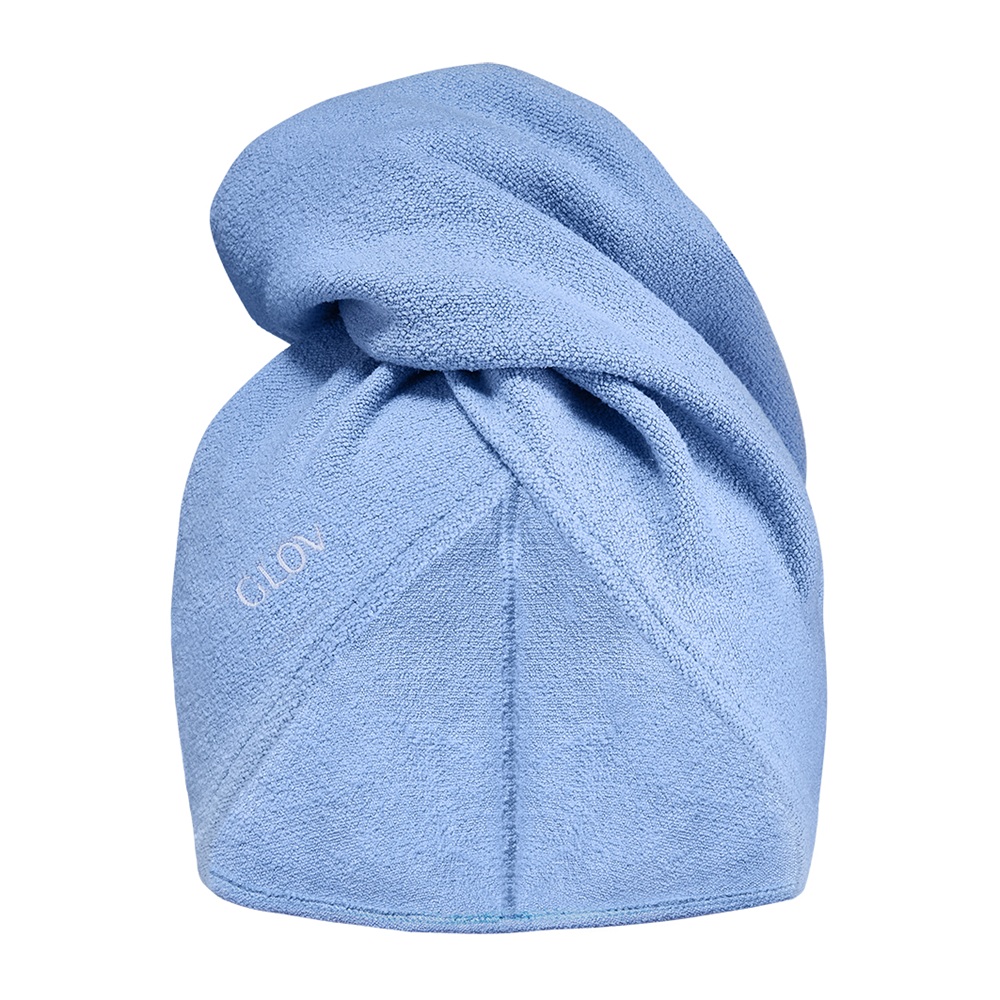 Ultra-absorbent Hair Towel Wrap Ultra-absorbent Blue Turban For Hair Care