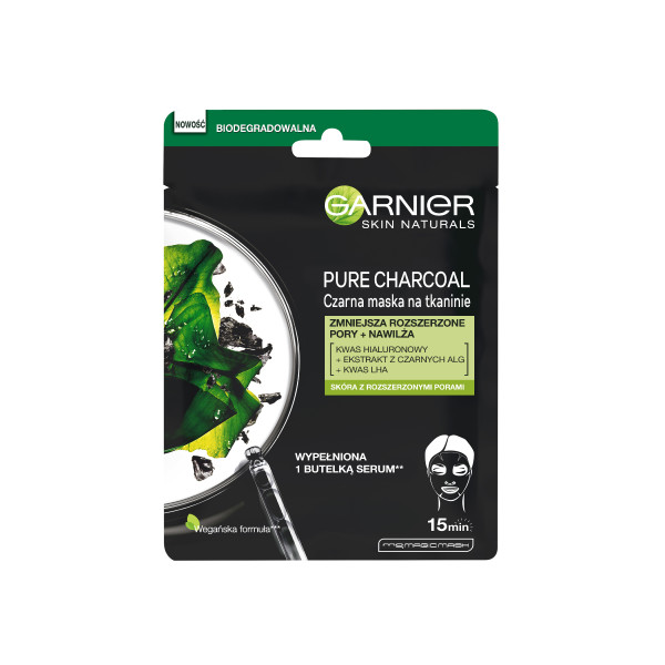 _Pure Charcoal Black Tissue Mask 28 g