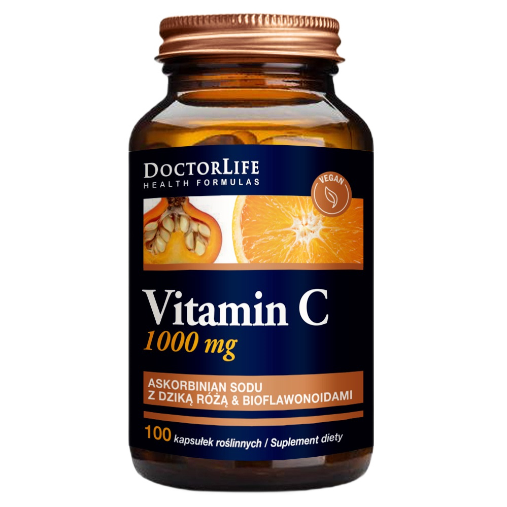 Vitamin C Buffered Vitamin C Dietary Supplement With Wild Rose & Bioflavonoids, 100 Capsules