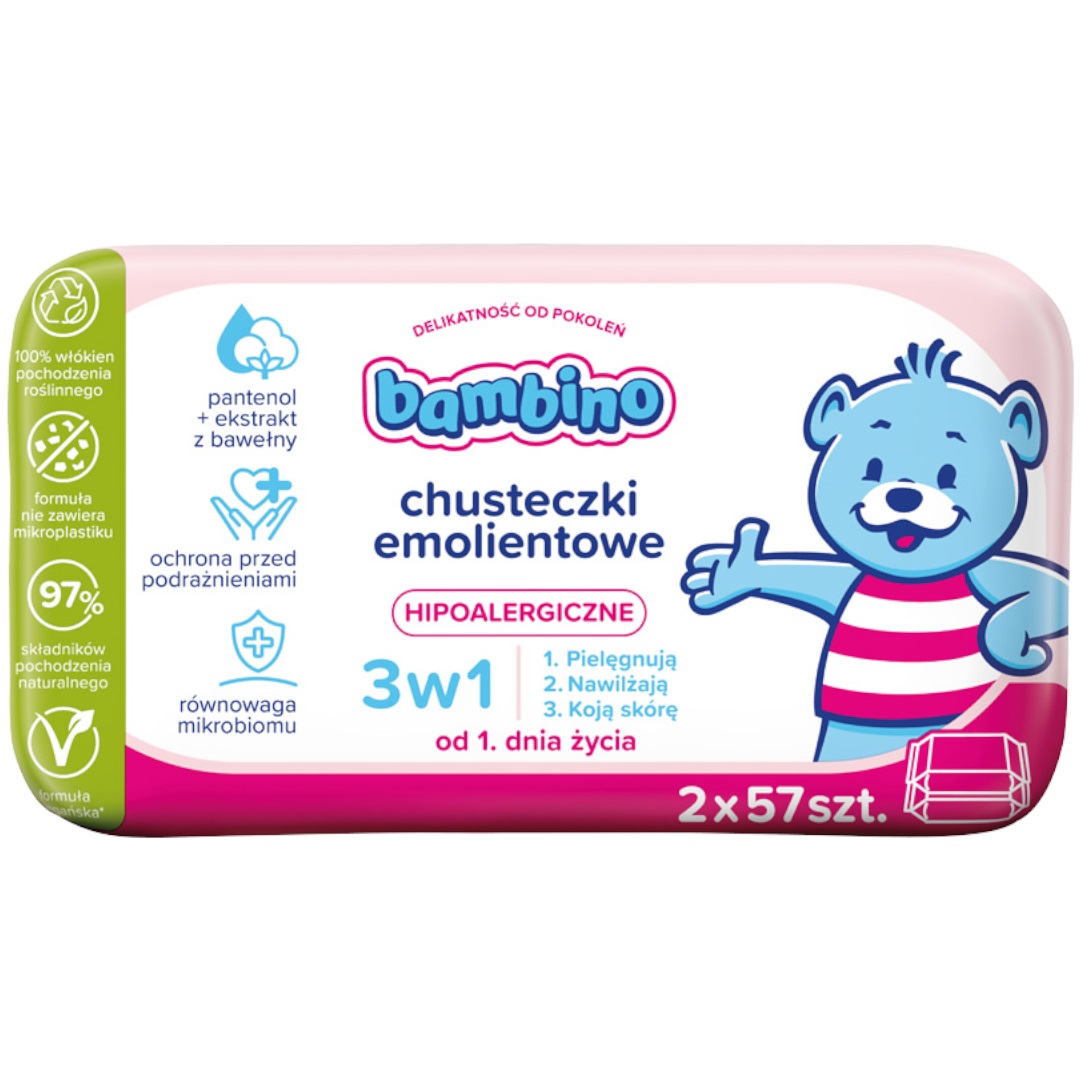 Chusteczki Emolientowe
