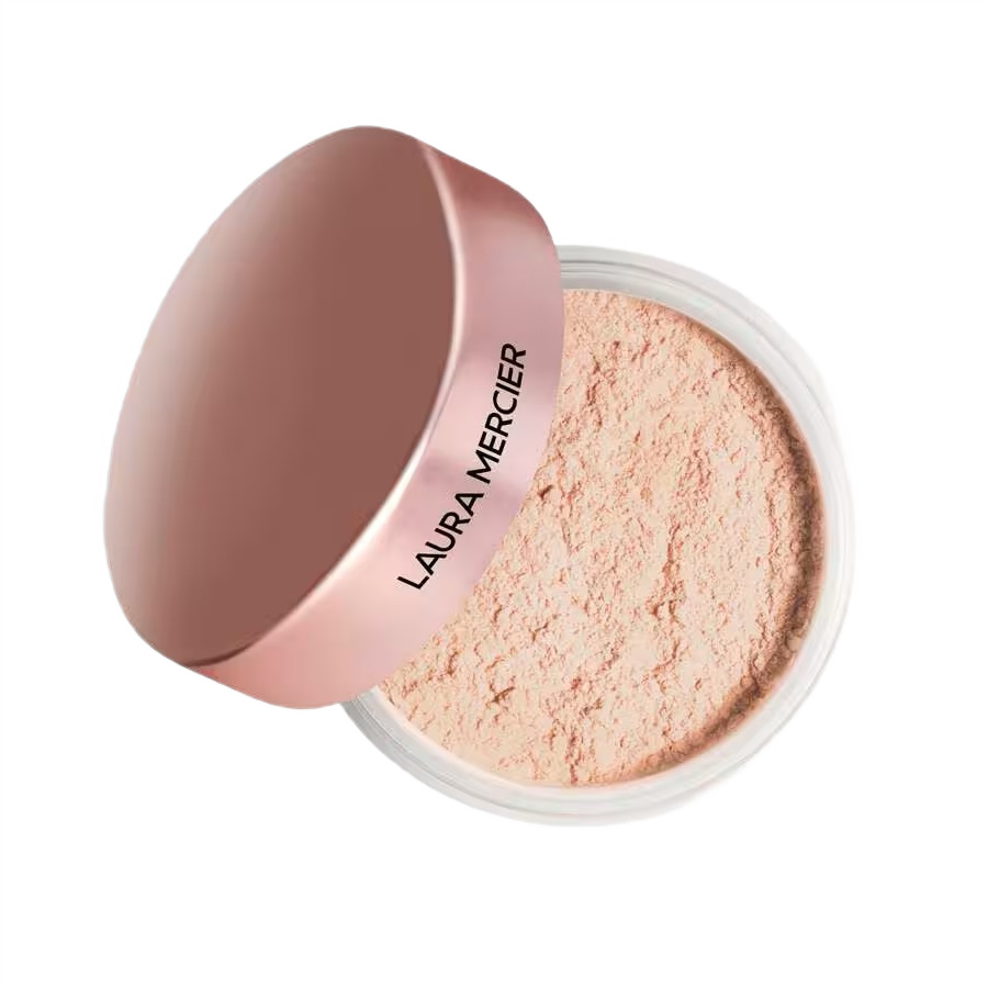 Pink Translucent Loose Setting Powder Tone-Up Mini Rose Face Powder
