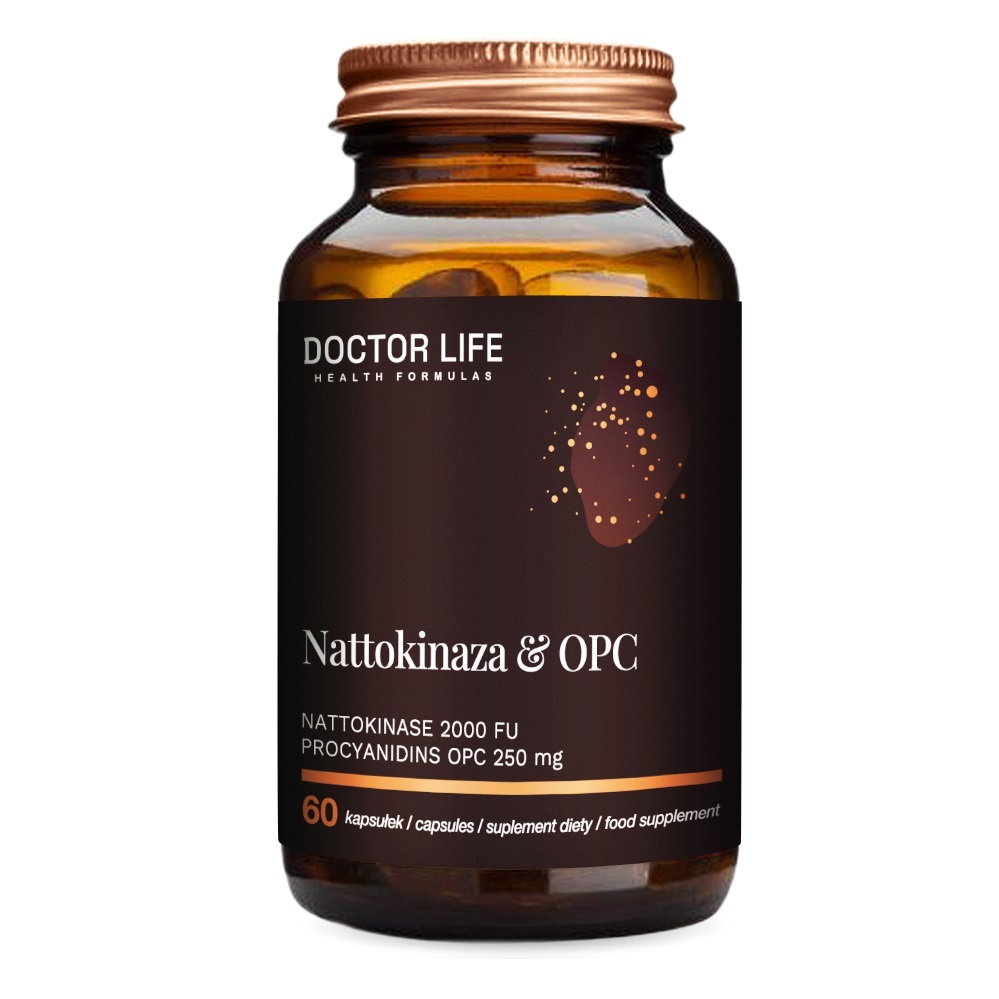 Nattokinaza & OPC Nutritional Supplement To Support The Circulatory System 60 Capsules