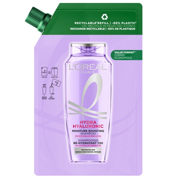 Elseve Hydra Hyaluronic Moisturizing Shampoo In A Bottle