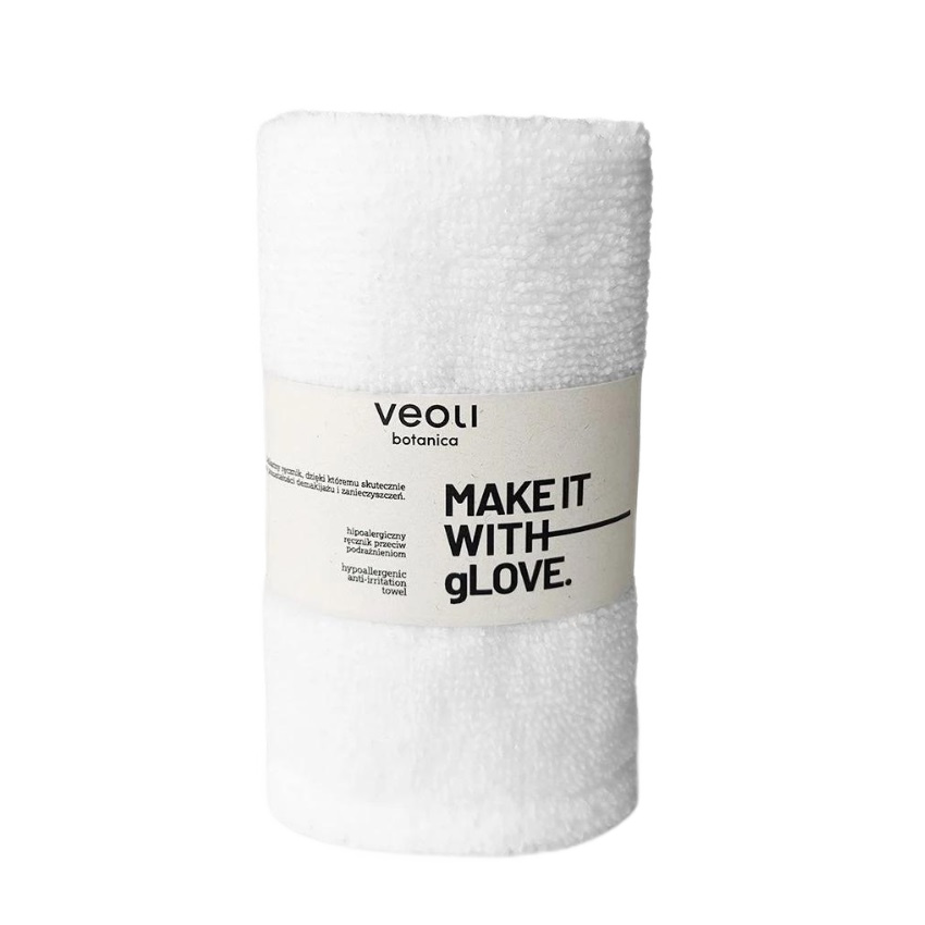 Hypoallergenic Face Towel Veoli Botanica Make It With Glove Skincare