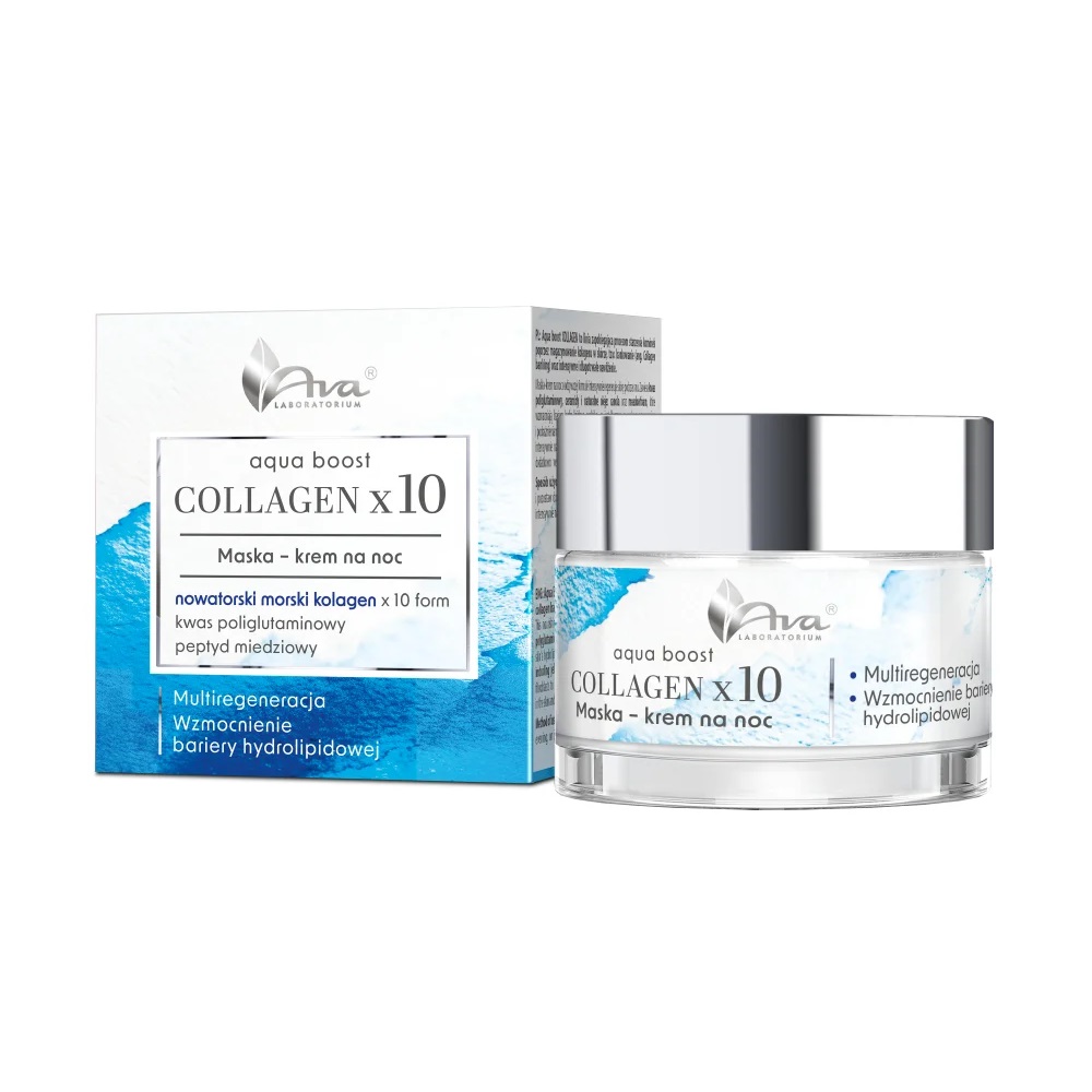 Aqua Boost Collagen X10 Night Cream Mask