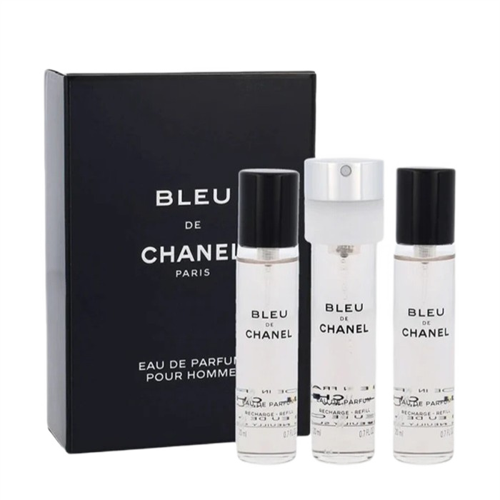 Bleu De Chanel Pour Homme Set Of Toilet Water + Refills