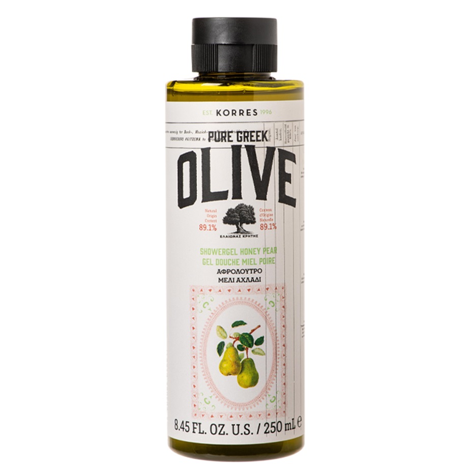 Pure Greek Olive Honey Amp; Pear Shower Gel