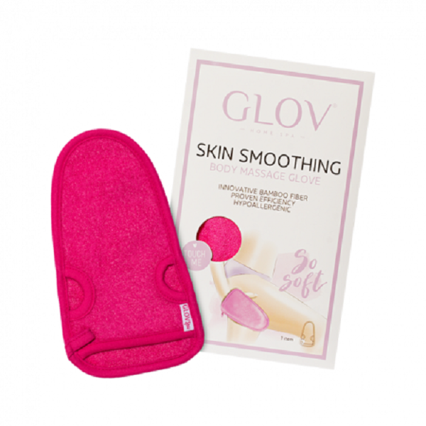Skin Smoothing Body Massage Glove Pink