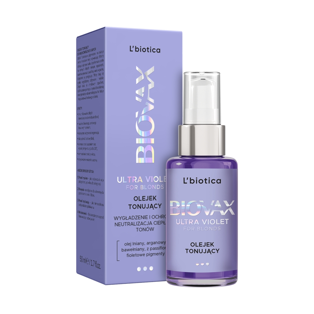 Biovax Ultra Violet For Blonds Toning Oil