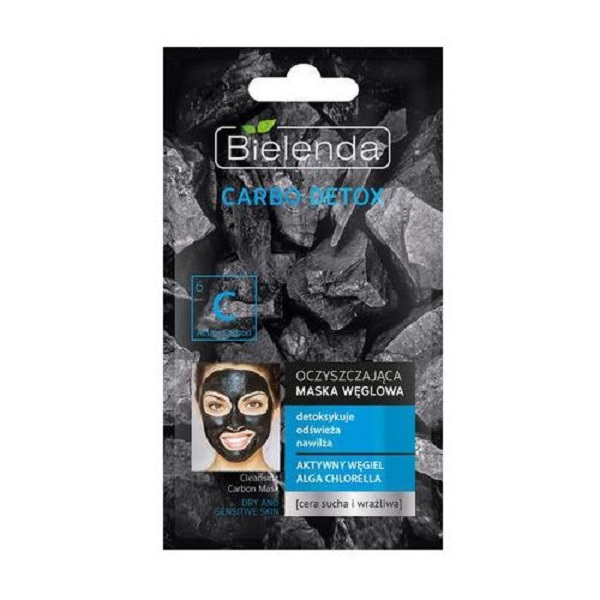 _Carbo Detoxifying Charcoal Cleansing Mask For Dry And Sensitive Skin 8 g