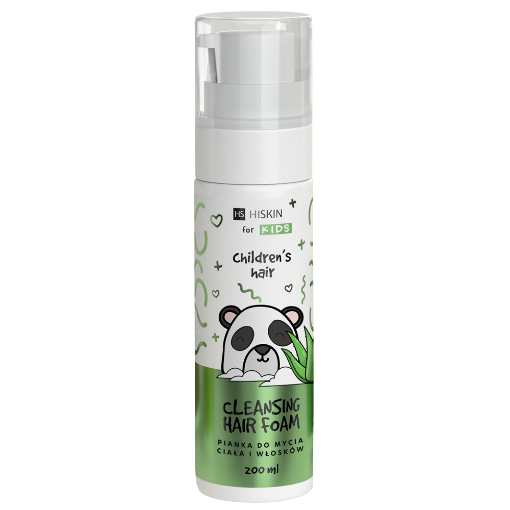 Kids Cleansing Foam Aloe Vera Baby Body And Hair Wash