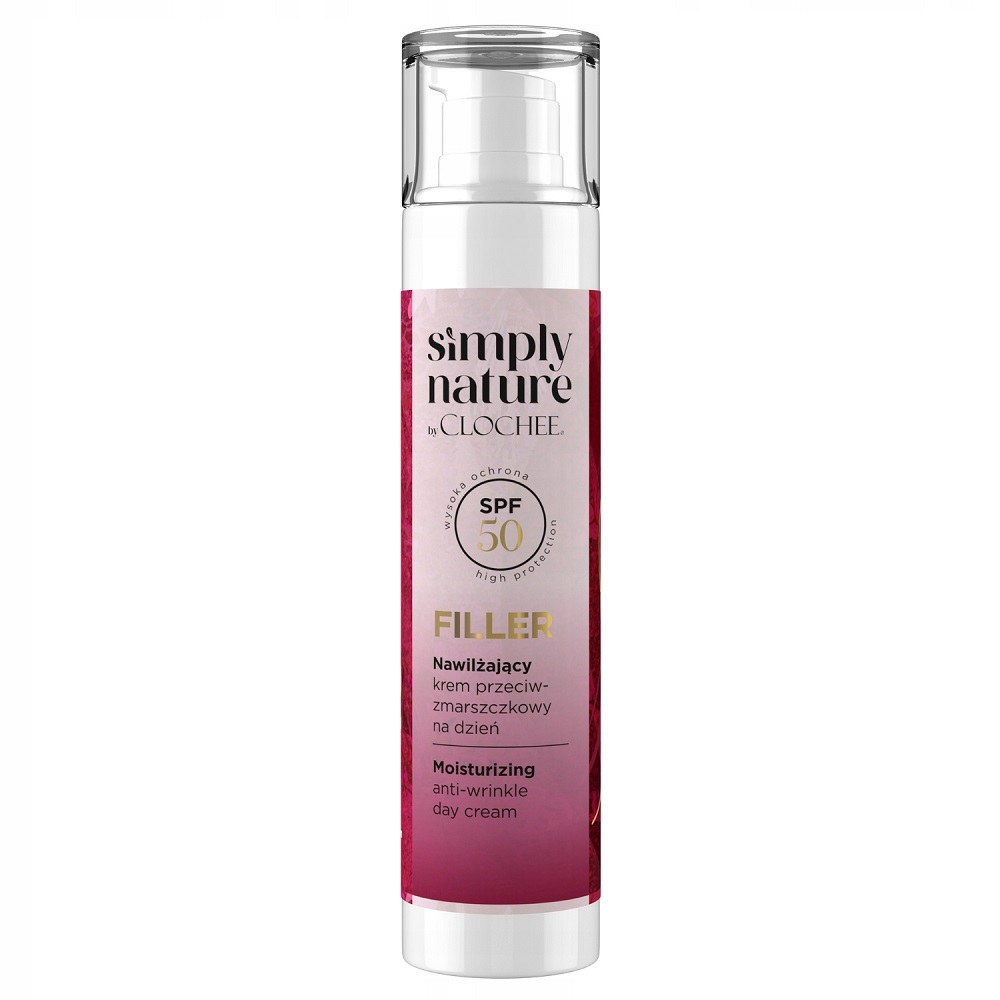 Simply Nature By Clochee Filler Simply Nature Moisturizing Anti-Wrinkle Day Cream SPF50