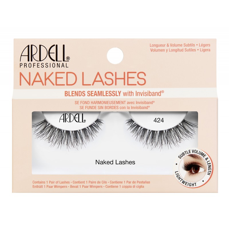 Naked Lashes False Eyelashes On A Strip 424 Black
