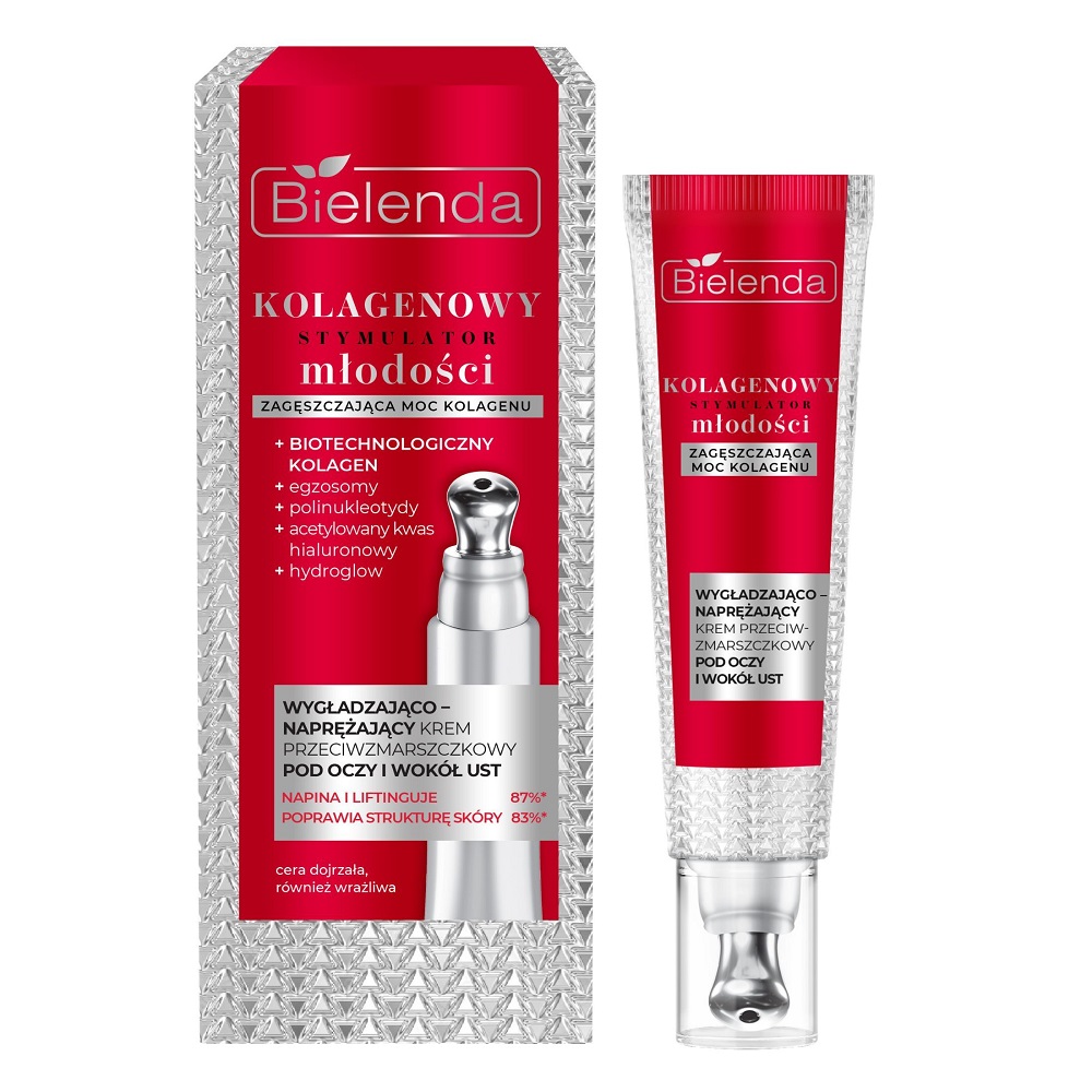 Collagen Youth Stimulator Smoothing And Firming Cream For Wrinkles Under The Eyes And Around The Lips
