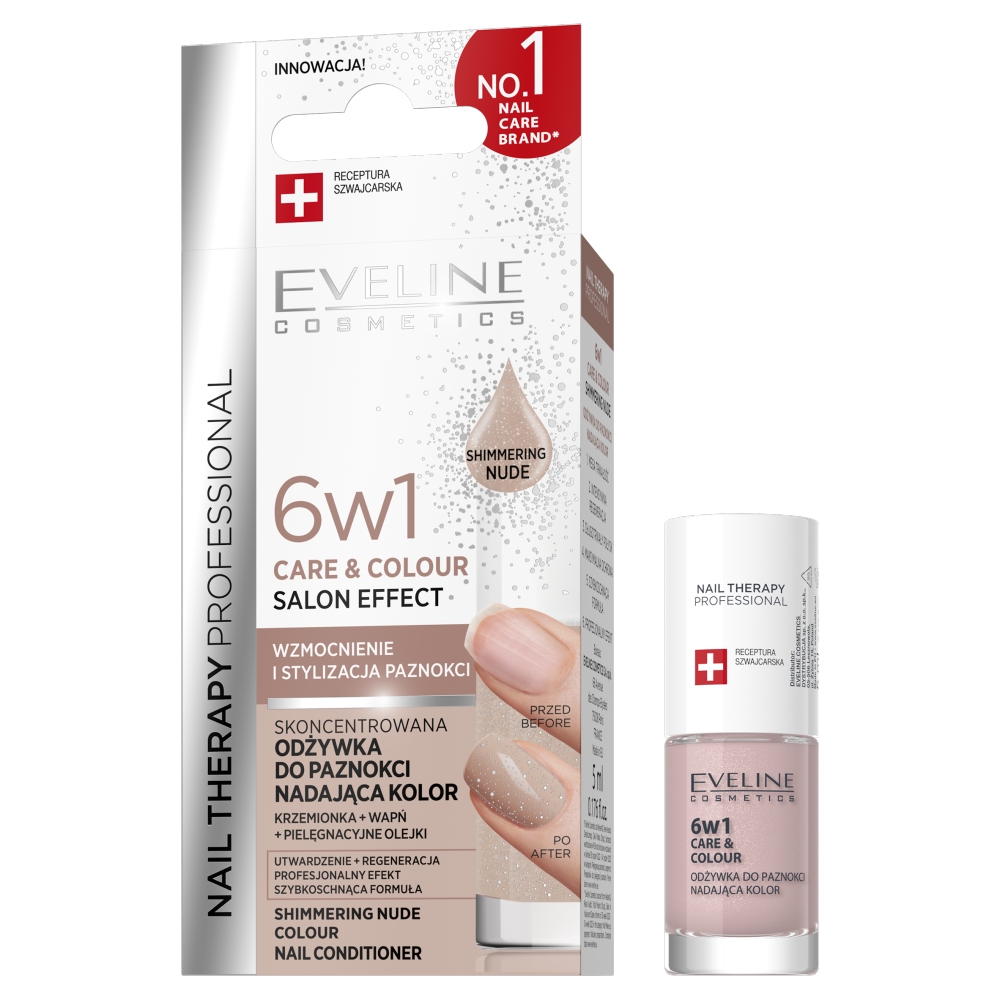 Nail Therapy Professional 6w1 Care & Colour Skoncentrowana