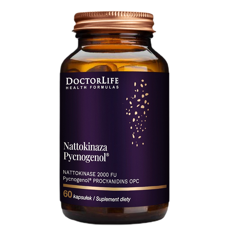 Nattokinase Pycnogenol Dietary Supplement 60 Capsules