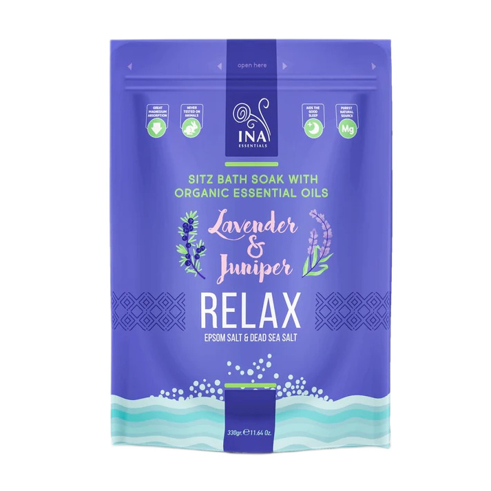 Relax Bath Salt With Lavender And Juniper