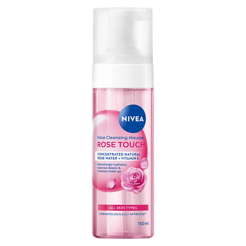 Rose Touch Facial Cleansing Foam With Organic Rose Water