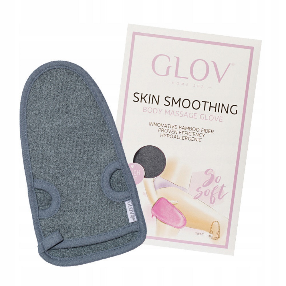 _Skin Smoothing Body Massage Glove Smooth Grey