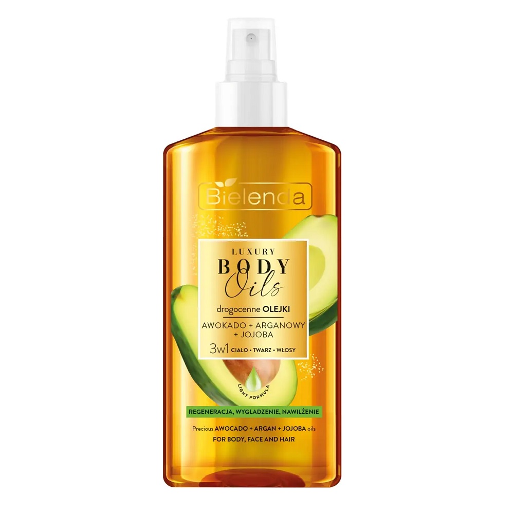 Luxusné Telové Oleje 3 V 1 Avokádový + Arganový + Jojobový Olej 150ml