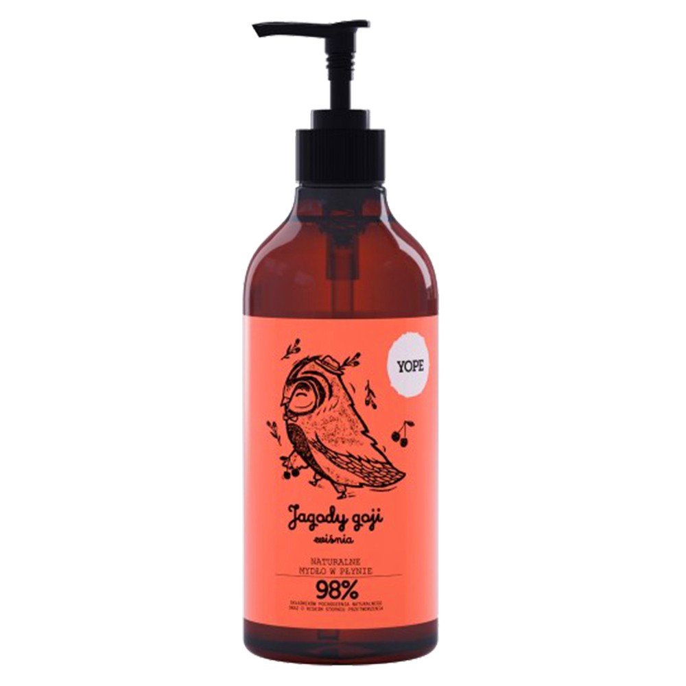 Prírodné Mydlo Na Ruky S Bobuľami Goji A čErešňou 500 Ml