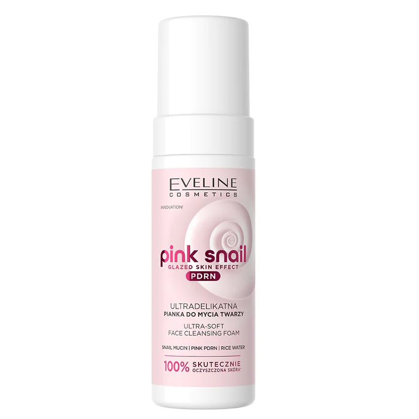 Pink Snail Glazed Skin Effect Pink Snail Ultradelikatna Pianka
