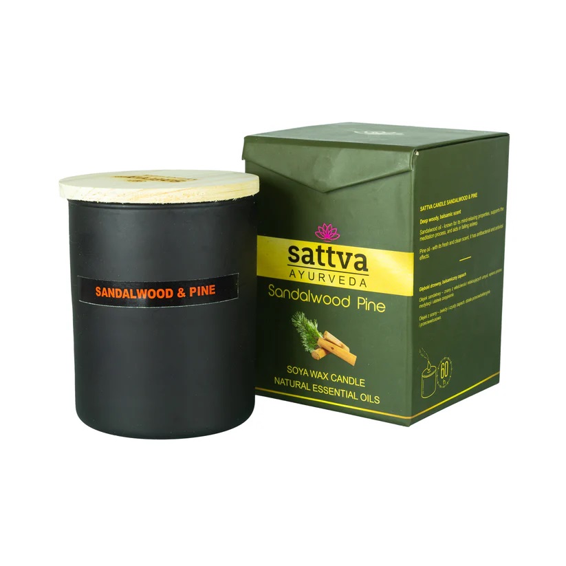 Soy Candle, Sandalwood And Pine 200 g