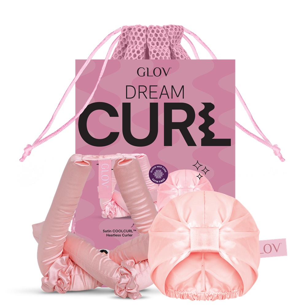 Dream Curl Set Dream Curl Cold Hair Styling Roller Set + Satin Cap