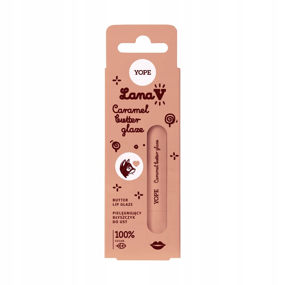 Lana V Caramel Butter Lip Glaze Lana V Lip Glaze – Caramel Butter Nourishing Lip Gloss