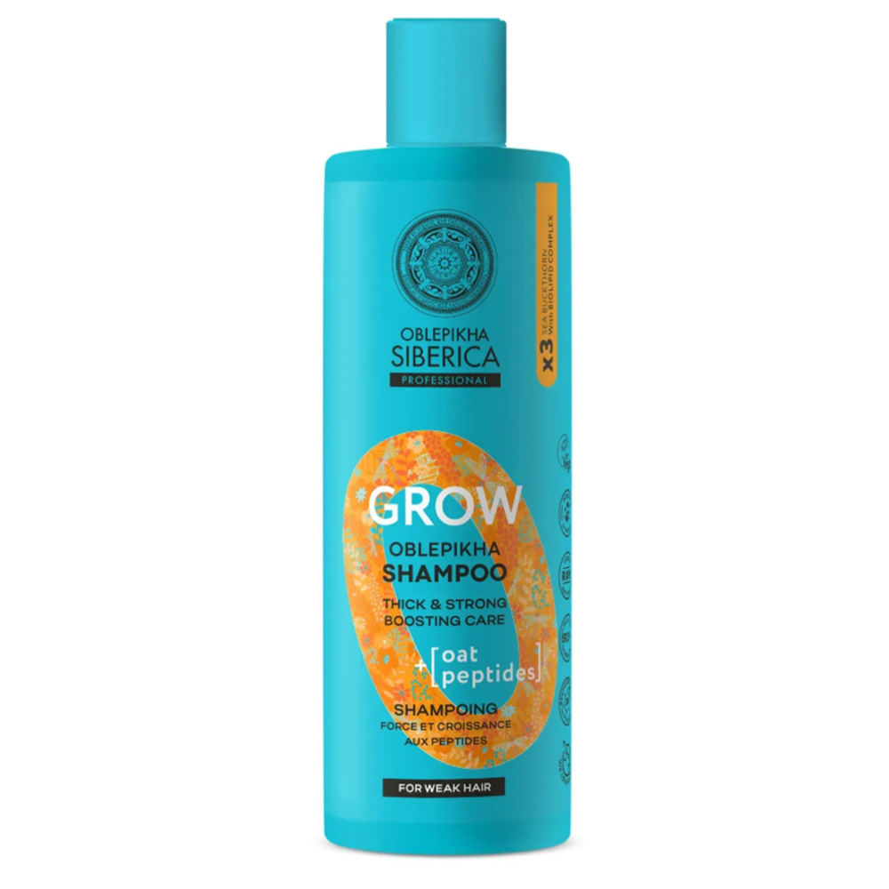 Oblepikha Grow Strengthening Shampoo For Weakened Hair