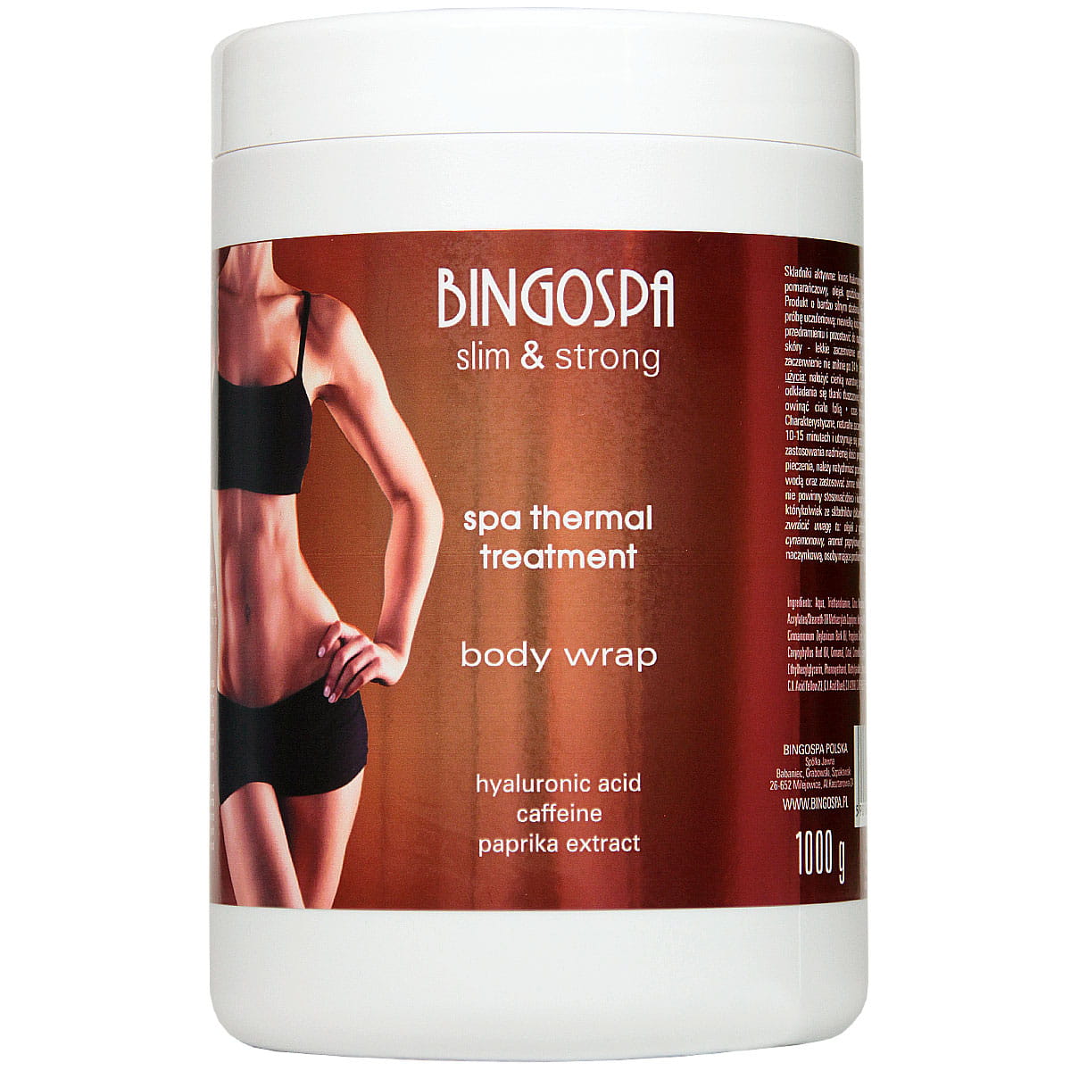 Thermal Spa Treatment With Hyaluronic Acid, Caffeine And Paprika Aroma Slimamp;Strong 1…