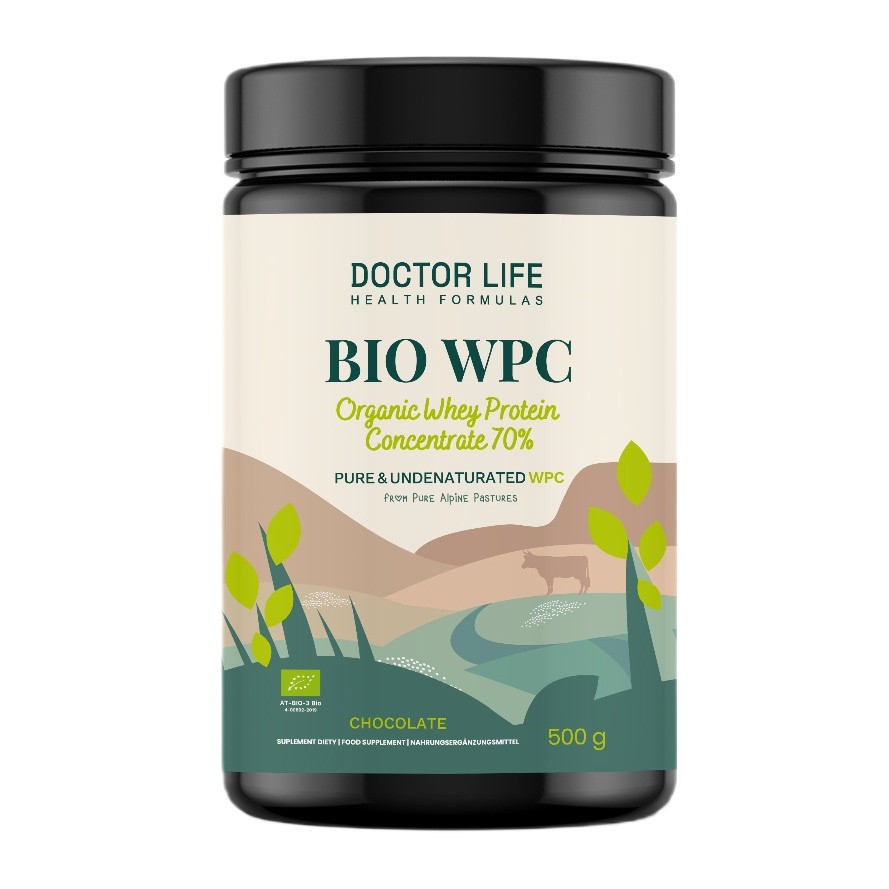 BIO WPC Organic Whey Protein Concentrate 70% White Diet Chocolate