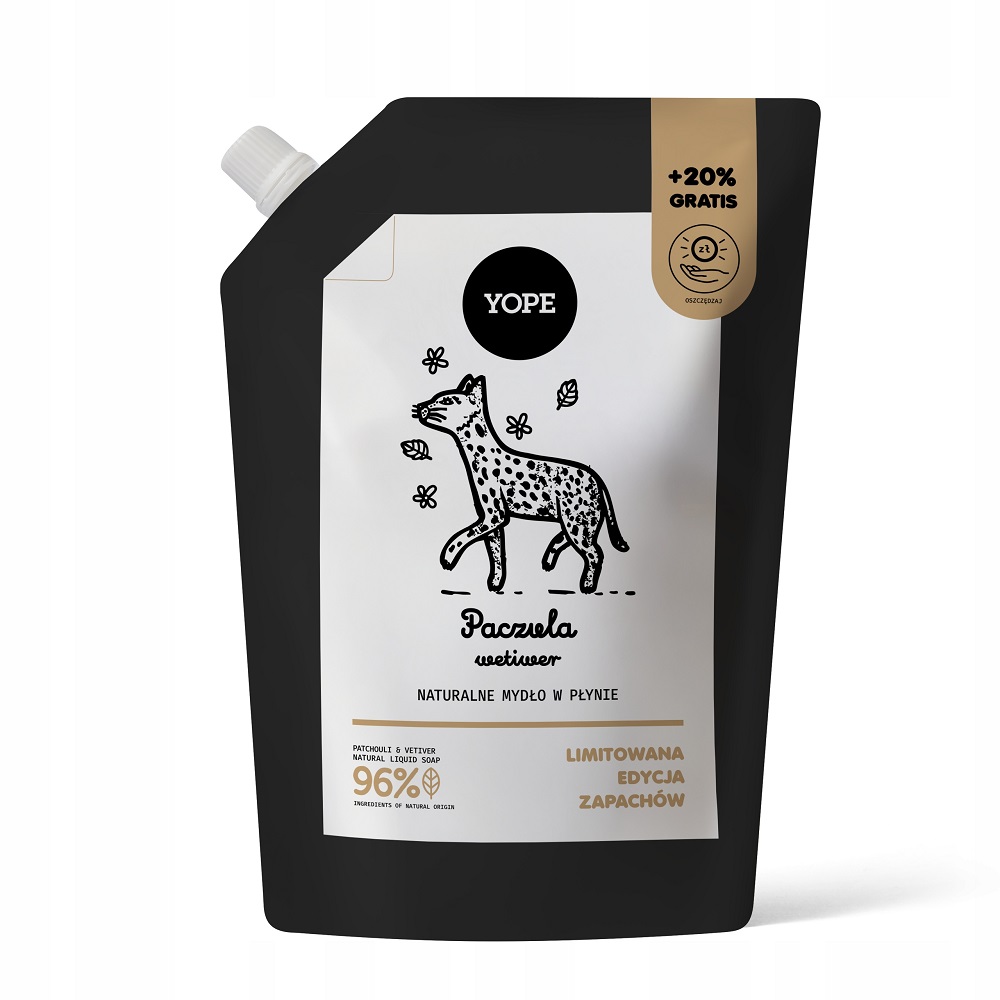 Refill Natural Hand Soap Natural Liquid Soap - Refill Paczula Vetiver