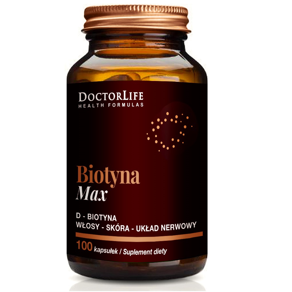 Biotyna Max D-Biotin 5 Mg Doplnok Stravy 100 Tabliet