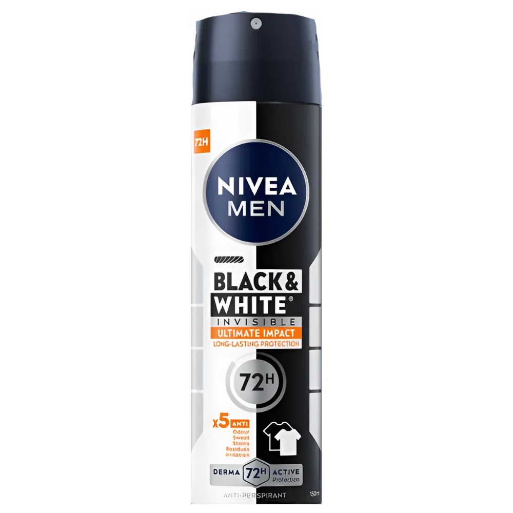 Men Black&White Invisible Ultimate Impact