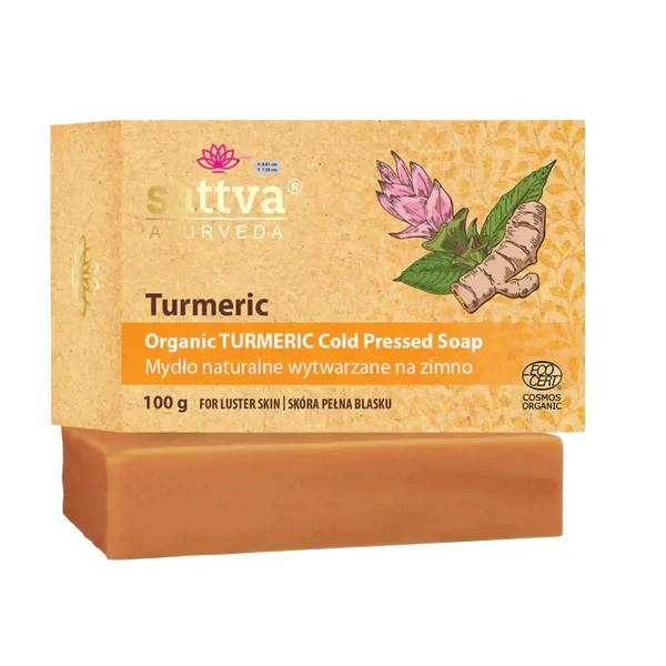 Organic Cold-Processed Turmeric Soap 100 g
